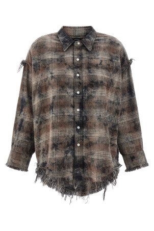 Fringed shirt Brown