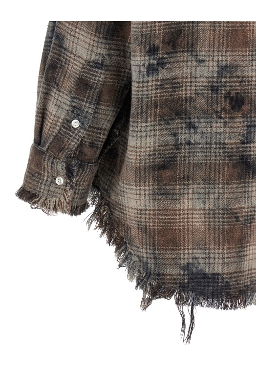 Fringed shirt Brown