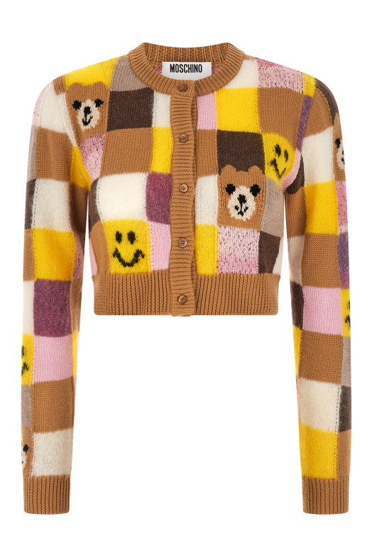 'Smiley® e 'Moschino Teddy Bear' cardigan Yellow