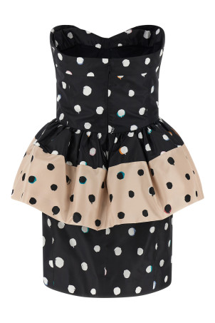 'Falena Dots' dress Black