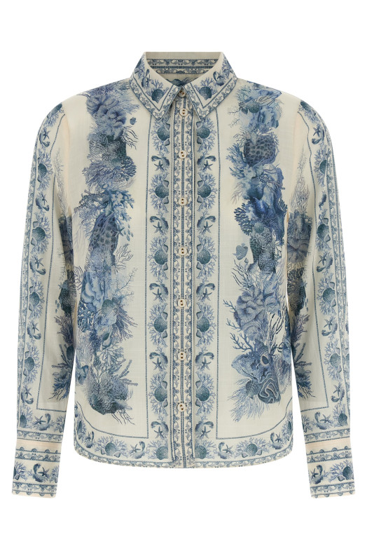 'Wanderlust' shirt Blue