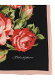 'Bouquet Rose' scarf Black