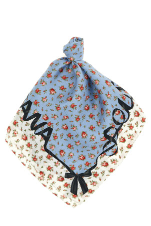'Roselline' scarf BLUE