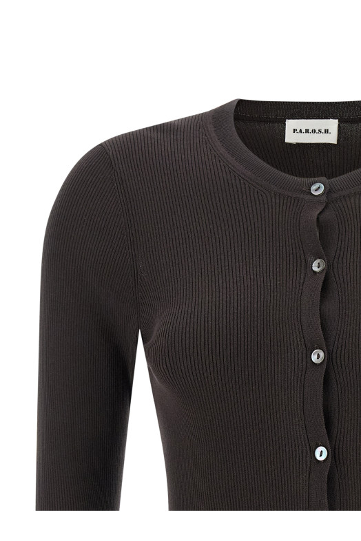 'Cipria26' cardigan Brown