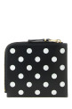 Polka Dots Printed Wallet Black-grey