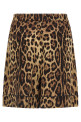 Leopard shorts Brown