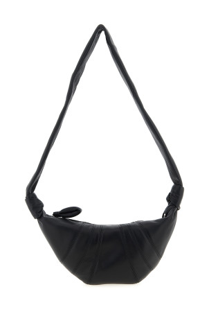 Small Croissant shoulder bag Black