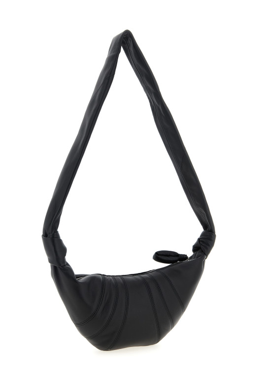 Small Croissant shoulder bag Black
