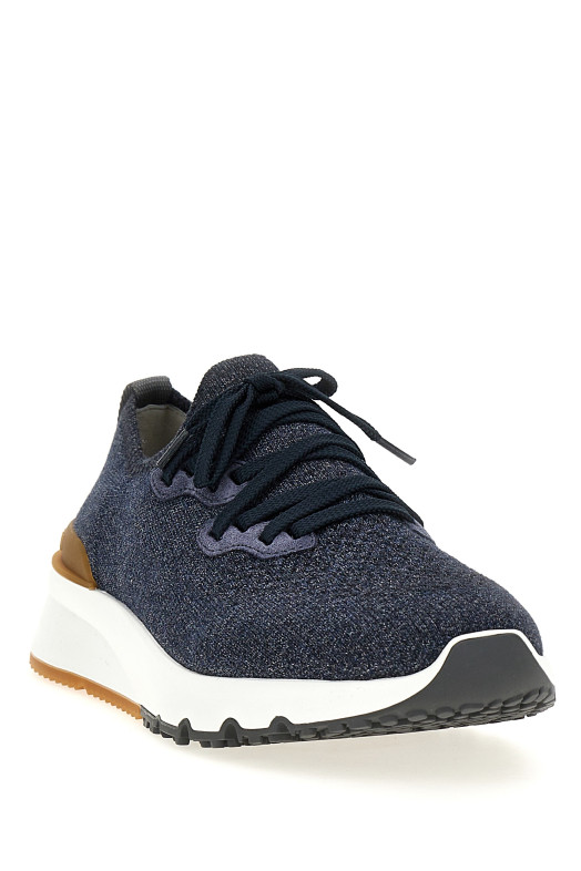 Knitted sneakers Blue