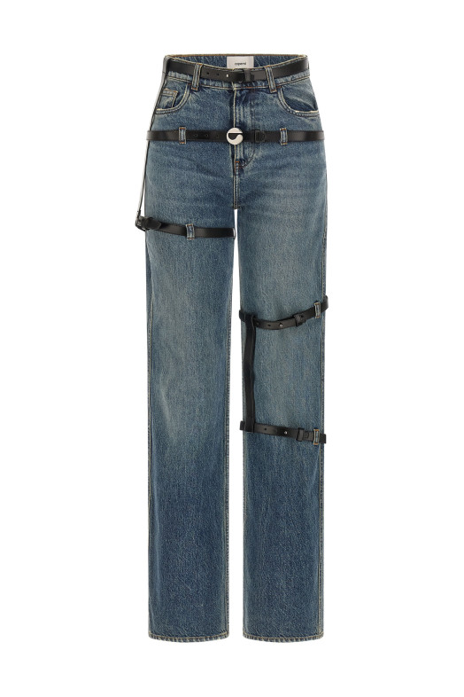 'Multi Belt' jeans Blue
