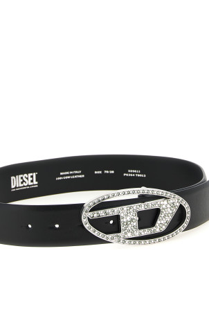 'B-1dr Strass' belt Black