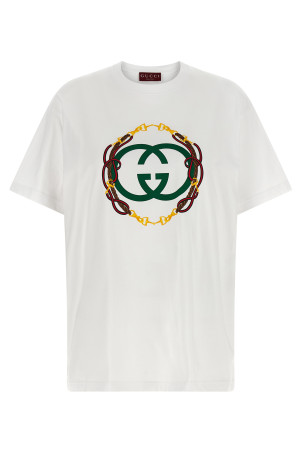 'Incrocio GG' T-shirt White