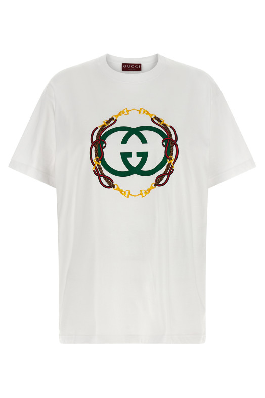 'Incrocio GG' T-shirt White