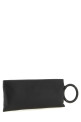 Nappa leather clutch Black