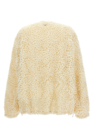 Mini ruffle jacket White