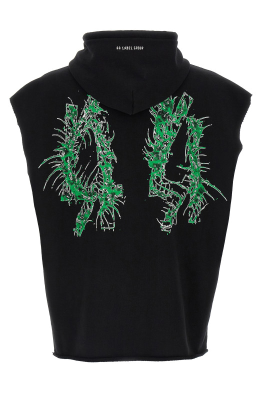 'Centipede' hoodie Black