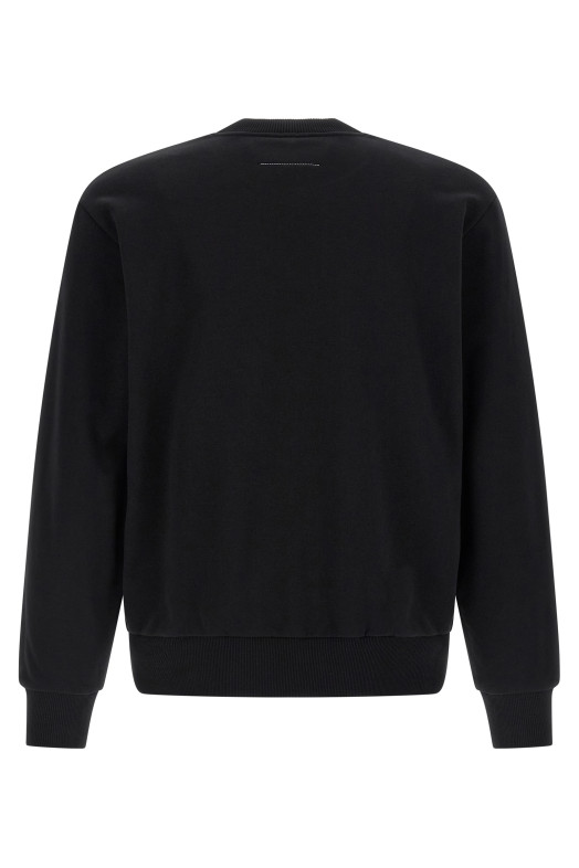 'Numeric Signature MM6' spray sweatshirt Black