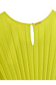 Pleated dress Green