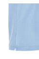 Logo patch polo shirt BLUE