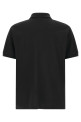 Logo patch polo shirt Black