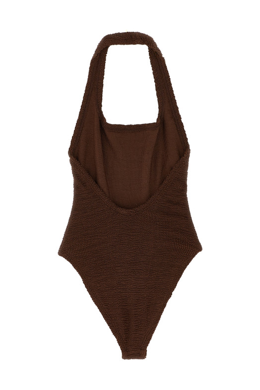 'Sandy' one-piece swimsuit Brown