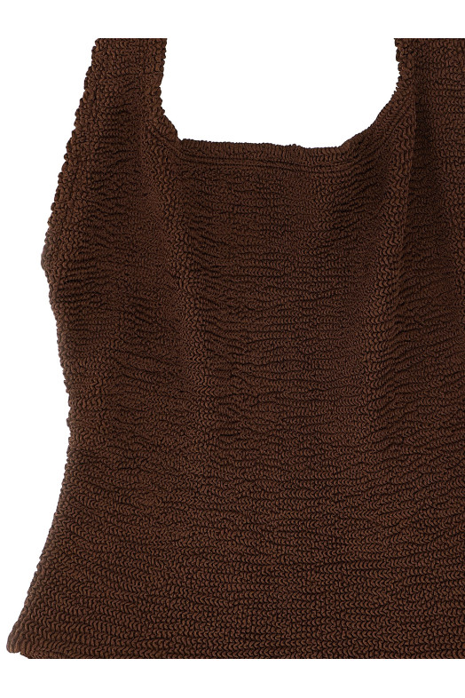 'Sandy' one-piece swimsuit Brown