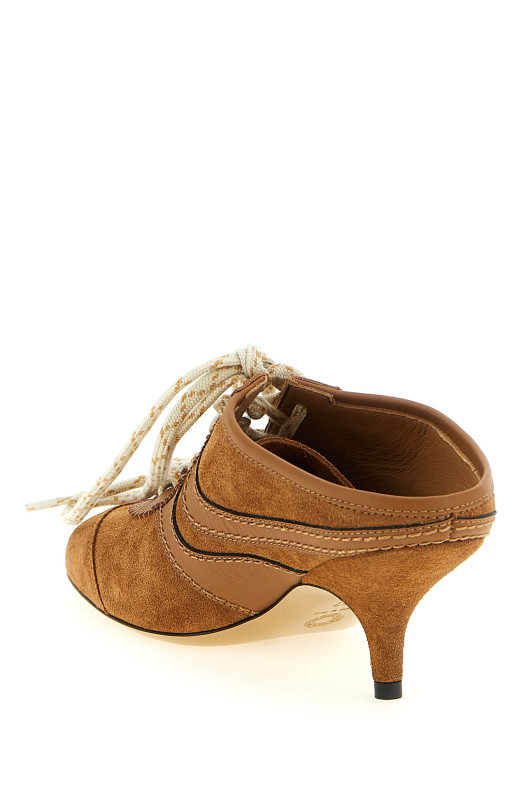 'Heeled Suede' sneakers Brown