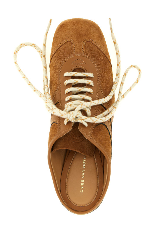 'Heeled Suede' sneakers Brown