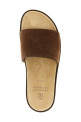 Suede slides Brown