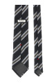 Operated stripe tie Gray