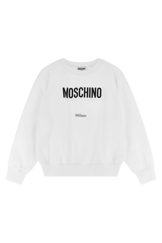 Logo lettering sweatshirt Black-grey