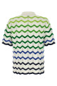 'Gradient Wave' shirt Multicolor
