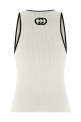 'Incrocio GG' tank top Black-grey