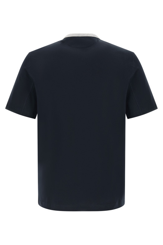 Printed T-shirt Blue