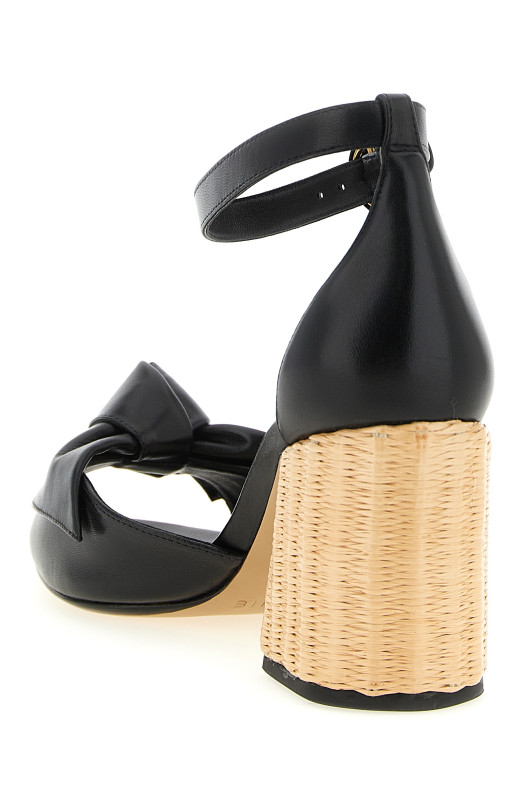 Birman x AGUA by AguaBendita 'MaxiClarita' sandals Black