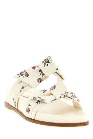 Birman x AGUA by AguaBendita 'MaxiClarita' sandals White