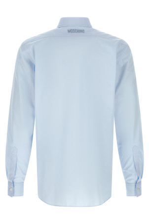 Trompe-l'œil print shirt BLUE