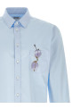 Trompe-l'œil print shirt BLUE