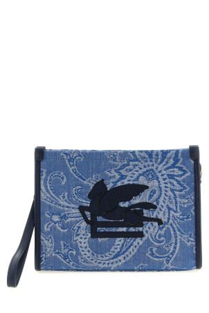 'Paisley' clutch  BLUE