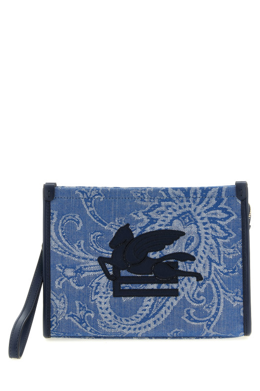 'Paisley' clutch  BLUE