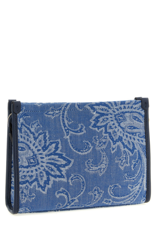 'Paisley' clutch  BLUE