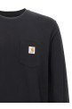 'L/S Pocket' T-shirt Black