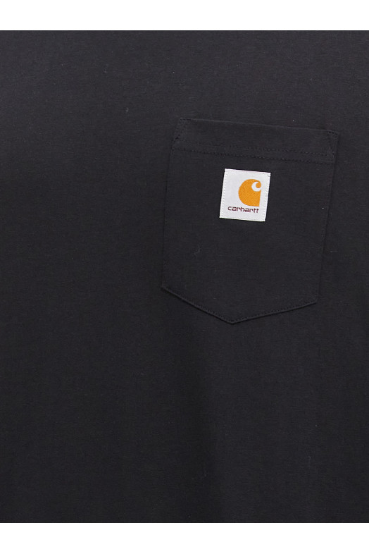 'L/S Pocket' T-shirt Black