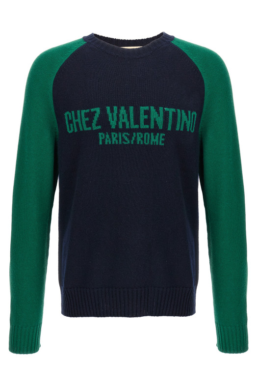 Valentino Garavani 'Chez Valentino' Jersey Blue