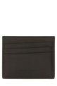 Logo card holder Brown