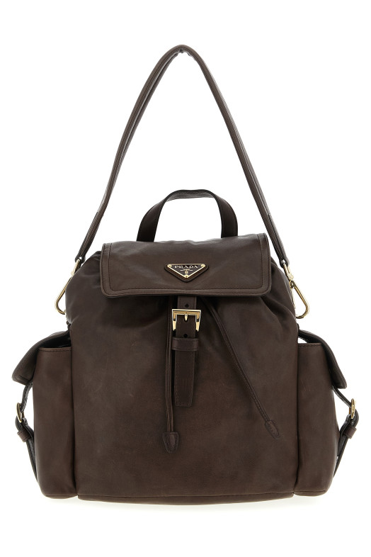 'Prada Explore' medium backpack Brown