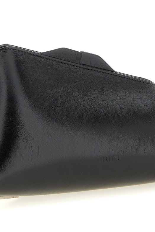 '8.30 PM' oversize clutch Black