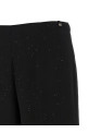 Micro sequin pants Black