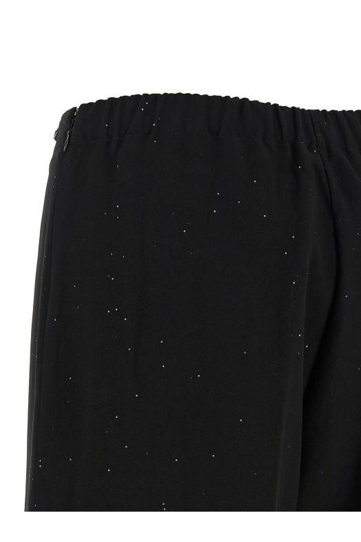 Micro sequin pants Black