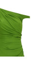 Jewel shoulder dress Green